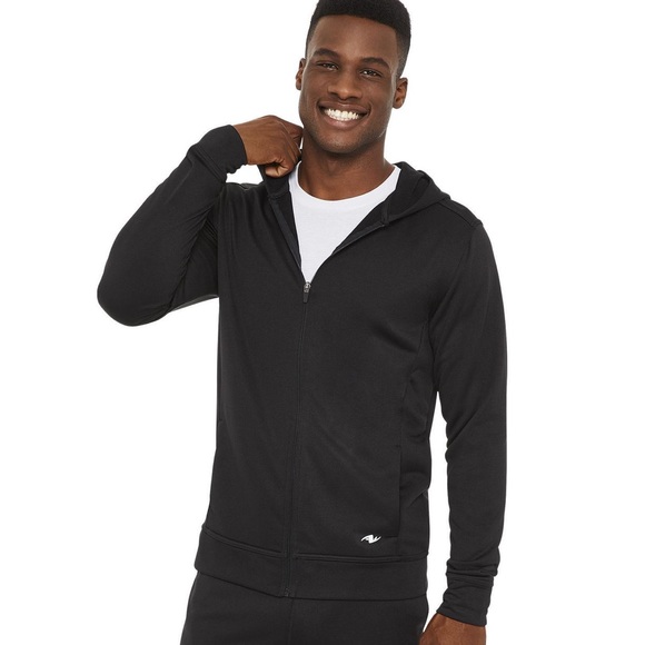 NEW Men’s Black Zip Tracksuit Hoodie - Picture 1 of 4